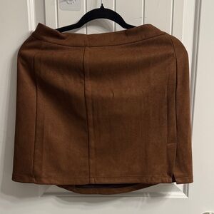 Elegant Brown Women's Skirt
